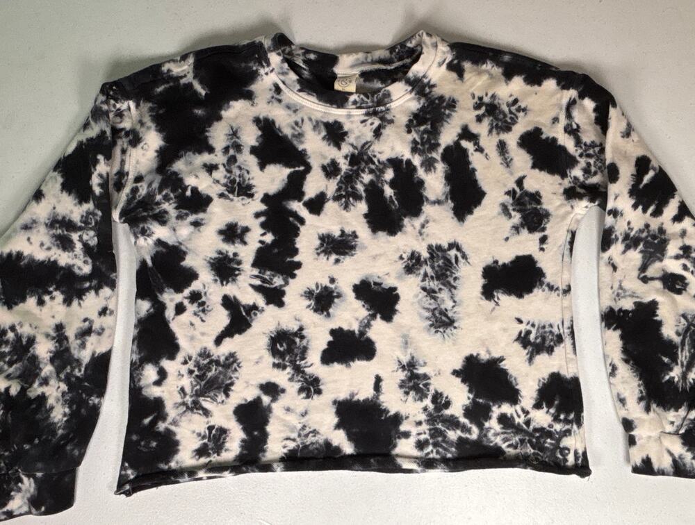 T & B 100% organic cotton cropped crew neck kids size 14-16